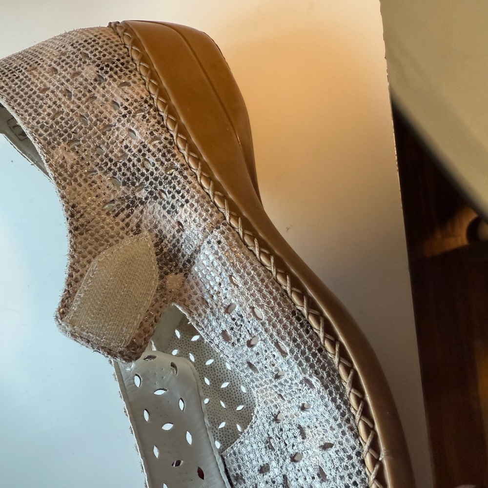 Rieker Metallic Gray Mary Jane Flats - Picture 3 of 7